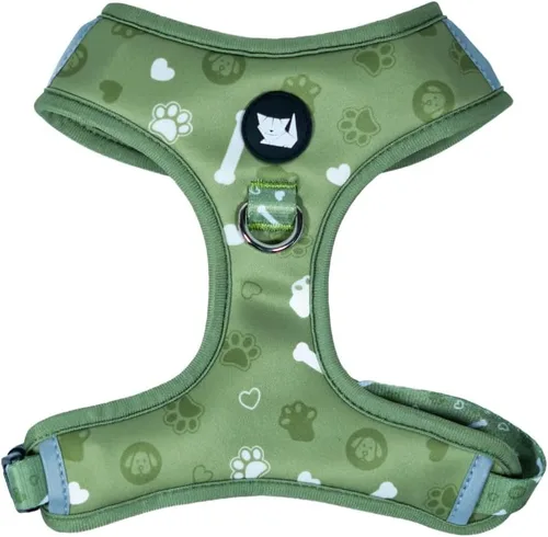 Vista 11 de Haminway Arnés sin tirones para perros medianos – Chaleco reflectante y transpirable con correas ajustables para el pecho y el cuello – Fácil