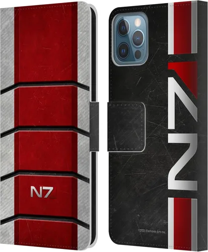 Vista 11 de Head Case Designs Officially Licensed EA Bioware Mass Effect Cerberus Logo Graphics Leather Wallet Case Compatible with Apple iPhone 7 Plus/iPhone 8