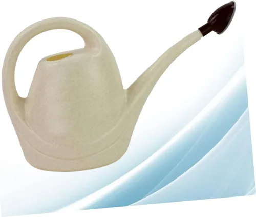 Vista 6 de GANAZONO Dispositivo de riego largo para plantas de caño largo, maceta de plástico beige de 3,5 l para plantas de interior/exterior
