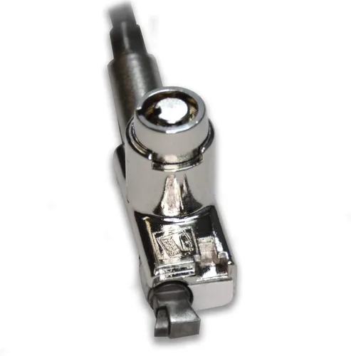 Vista 2 de Noble Locks TZ03T Cerradura de cuña ultra compacta con llave de barril para portátiles Dell Latitude