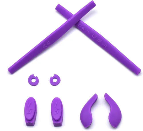 Vista 2 de HKUCO Juego de piernas de silicona de repuesto para Oakley Juliet Ear Socks Kit de goma