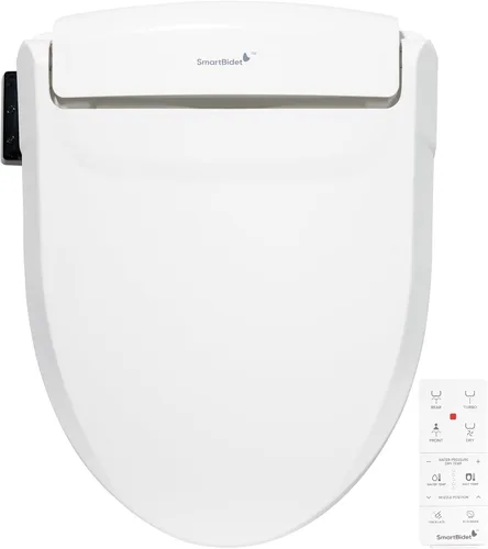 Vista 14 de SmartBidet SB-1000 - Asiento para bidé eléctrico con mando a distancia, con calefacción electrónica, secador de aire caliente y función de lavado