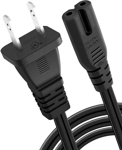 Cable de alimentación de CA para PS5 PS4 PS3 Playstation 4 Slim, Xbox One SX, cable de alimentación de TV para Samsung LG TCL Roku Toshiba LED LCD