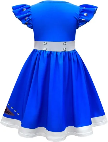 Vista 4 de Zombies Alien Girls Blue Dress for Girls