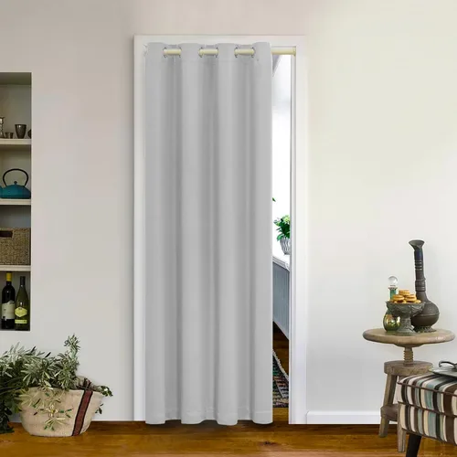 Vista 165 de MYSKY HOME - Cortinas opacas amarillas para sala de estar y dormitorio, cortinas de 84 pulgadas de largo, con ojales, cortinas de oscurecimiento