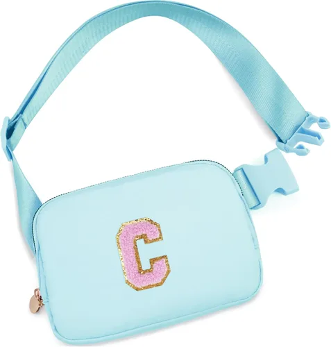 Vista 144 de Bolsa de cinturón para niñas y mujeres, bolsas cruzadas, riñonera, riñonera personalizada, Negro, Small