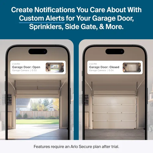 Vista 2 de Cámara de seguridad Arlo Pro 2K HDR (6ª generación, lanzamiento 2025) 2 cámaras + 2 paneles solares + 6 meses de plan Secure Plus - Cámara