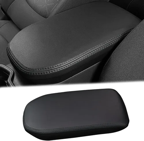 HORRY Funda para reposabrazos de consola central adecuada para Toyota RAV4 2019-2023, RAV4 Hybrid 2020-2023, RAV4 Prime 2021-2023 de cuero,