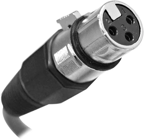 Vista 2 de SEISMIC AUDIO - SAXLX-2 - Cable de conexión XLR rojo macho a XLR hembra de 2 pies - Equilibrado - Cable de conexión de 2 pies