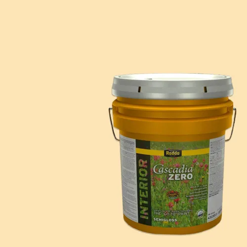 Vista 58 de Rodda Paint CASCADIA ZERO - Pintura e imprimación semibrillante para interiores en uno, cuarto de galón, bizcocho de limón