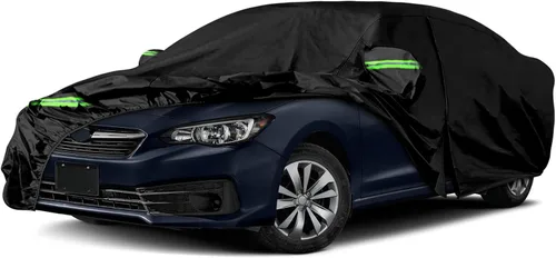 Vista 16 de Fundas impermeables para automóvil de repuesto para Subaru Ascent 2019-2025, 6 capas para todo clima, cubierta de automóvil de ajuste personalizado
