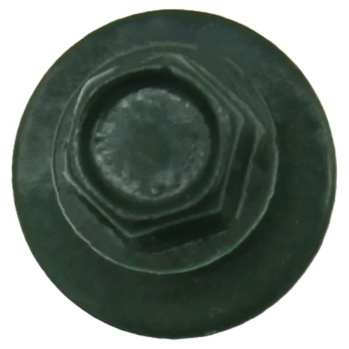 Vista 285 de Tornillos para techos de metal gris ABC 10 x 1 - Cabezal hexagonal - Arandela EPDM - Arandela de arranque automático/roscado - 1 bolsa - 250