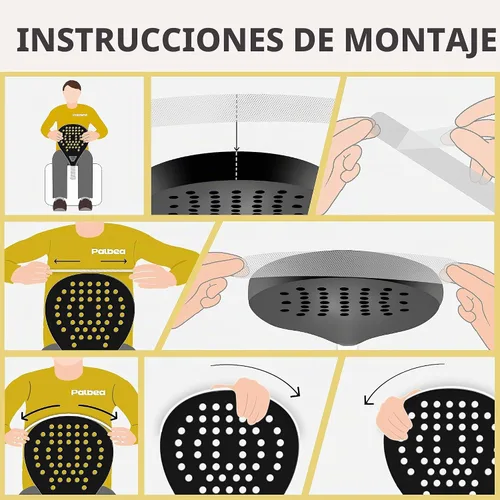 Vista 6 de Palbea Transparent Padel Racket Protector - Pack of 1/2/3/5. Frame Tape. Edge Protector Durable & Easy to Replace. Padel Accesories