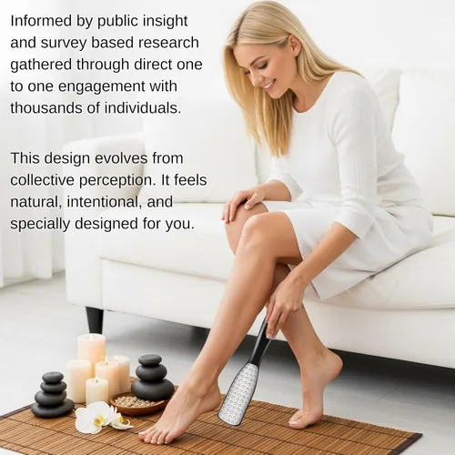 Vista 3 de Juego 2 en 1 de lima profesional y removedor de callos – Escofina de pie de 9.6 pulgadas con lima de uñas de 6.7 pulgadas incluida – Elite Sapphire