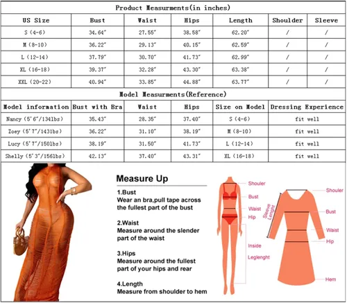 Vista 5 de Vestido largo sexy sin mangas con cuello halter de malla transparente para mujer vestido largo de ganchillo sin espalda de punto para playa