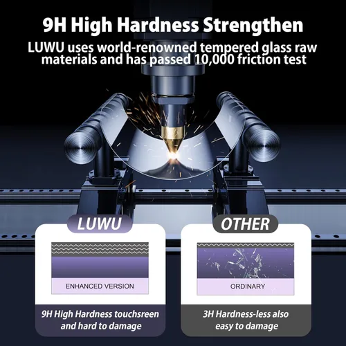Vista 6 de LUWU - Protector de pantalla para Ford Maverick XL/XLT/Lariat 2022, 2023, 2024, pantalla táctil de 8 pulgadas, accesorios para Ford Maverick 2024