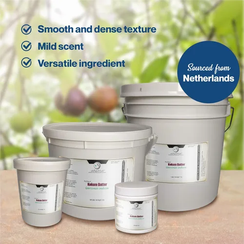 Vista 3 de uh*Roh*Muh Mantequilla Kokum refinada de alta calidad, ingrediente perfecto para el cuidado de la piel y el producto para el cuidado del cabello