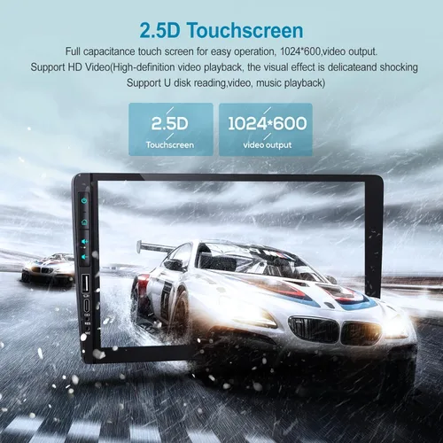 Vista 4 de Estéreo para automóvil Android 11 2G + 32G con Carplay inalámbrico de 9 pulgadas, pantalla táctil inalámbrica Android Auto doble DIN, radio