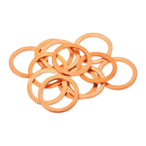 Vista 91 de MECCANIXITY - 52 piezas de arandelas planas de cobre, arandelas de sellado de anillo de trituración métricas mejoradas de cobre de 3x7x1mm