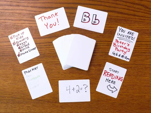 Vista 7 de Regal Games 52 cartas de juego en blanco para escribir, baraja de cartas en blanco personalizada, (2.5 x 3.5 pulgadas), tamaño de póquer blanco