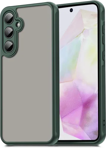 Vista 125 de Funda Qiinogow compatible con Samsung Galaxy A23 4G/5G, cubierta delgada para teléfono con absorción de golpes, funda protectora de fibra de carbono