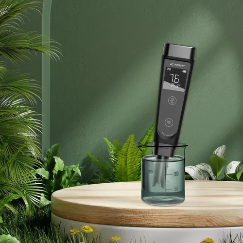 Vista 6 de Kit de medidor de pH AC Infinity, lápiz digital de pH de alta precisión con precisión de ±0.1 pH, medidor de pH de prueba de nutrientes para plantas