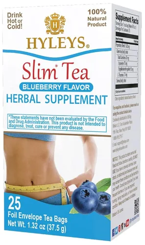 Vista 16 de HYLEYS Slim Tea Surtido de 5 sabores - Suplemento de hierbas para la pérdida de peso, limpieza y desintoxicación - 25 bolsas de té (paquete de 1)