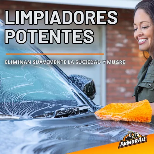 Vista 2 de Armor All Jabón de lavado de autos, potente jabón de espuma limpiador de automóviles que elimina la suciedad y conserva la cera, 24 onzas líquidas