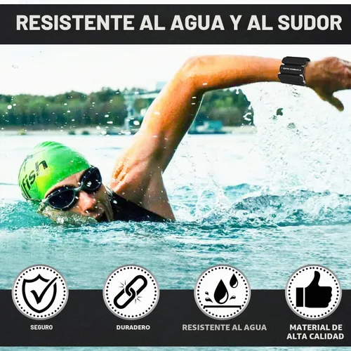 Vista 8 de Juego de 2 pesas para muñeca y tobillo (1 libra cada una), juego de pesas ajustables para brazos, pulsera de pérdida de peso, para correr, caminar