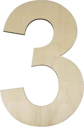 Vista 15 de HILAZA Tablero de madera grande de 12 pulgadas de grosor con número 0, 1/4 de pulgada de grosor, sin terminar, de madera en blanco, para decoración