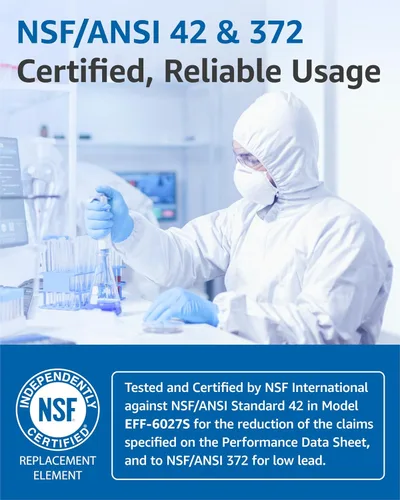 Vista 4 de Filterlogic DA29-00020B Filtro de agua para refrigerador, repuesto para Samsung HAF-CIN, HAF-CIN/EXP, DA29-00020A/B, DA97-08006A, RF28HMEDBSR