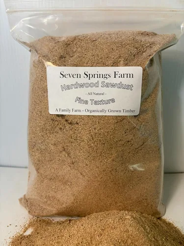 Seven Springs Farm - Aserrín de madera dura natural de 1.5 libras, madera dura sin químicos (textura fina, 1.5 libras, 1)