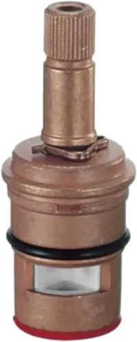 Vista 4 de Gerber Danze DA507072W - Cartucho de disco cerámico redondo para frío, níquel cepillado