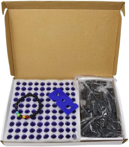 Vista 2 de 100 piezas de 0.0 fl oz (1/4 dram), mini botella de rodillo de acero inoxidable de vidrio morado de 1 cc, botella de aceite esencial pequeña