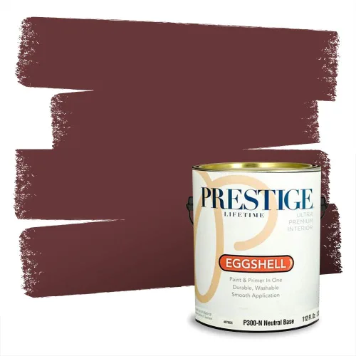 Vista 763 de Prestige Paints Pintura exterior e imprimación en uno, 1 galón, plano, coincidencia comparable de Valspar* Amber Rose*