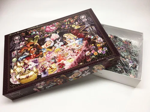 Vista 7 de Tenyo 1000 Dream of The Tea Party That Does not Wake up Alice in Wonderland Piece Jigsaw Puzzle (51x73.5cm)