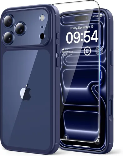 Vista 44 de TAURI - Funda magnética para iPhone 15 Pro Max, 3 en 1, compatible con MagSafe, no se pone amarilla, con 2 protectores de pantalla, protección