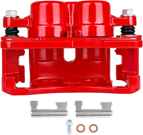 Vista 14 de SCITOO 18-B4791 18-B4790 Pinzas de freno de disco delanteras izquierda y derecha con soporte para Ford para Excursion 2000-2005, para Ford