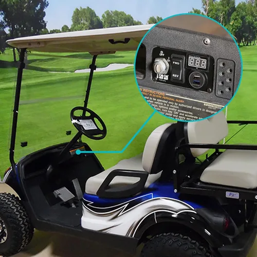 Vista 4 de 10L0L Placa del Panel de Consola del Interruptor de Llave del Carrito de Golf para EZGO TXT PDS 2003 en adelante Eléctrico, Equipado con Interruptor