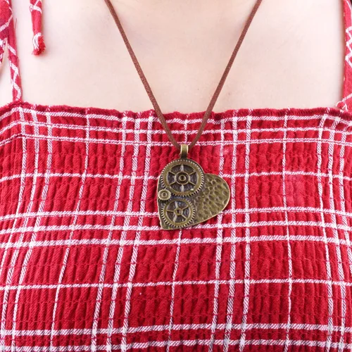 Vista 6 de BronaGrand Dijes mixtos de 3.53 onzas (38 piezas) con forma de cara de reloj, para pulseras, collares, joyas y manualidades, bronce antiguo, Bronce