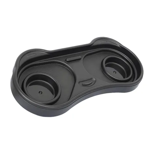 Vista 7 de Universal Snack Tray for Stroller Gripper Accessory Travel Dinner Table Cup Holder Tray