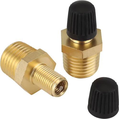 Milton Válvula de tanque NPT 1/4 pulgadas – 2 unidades