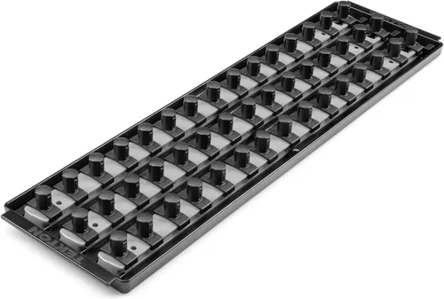 Vista 20 de TEKTON Unidad de 1/2 pulgada x riel de enchufe de 18 pulgadas, 15 clips (gris) OSR23315 Fabricado en Estados Unidos