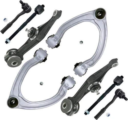Vista 27 de Detroit Axle - Kit de ocho piezas - brazos de control de suspensión inferior delantero y trasero con juntas de bolas, extremos de barras