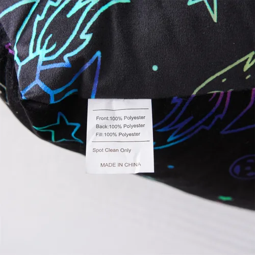 Vista 7 de Holawakaka Almohada de lectura con brazos, almohada de felpa con estampado de cohetes espaciales, para niños, adolescentes, chiquitas, sentadas