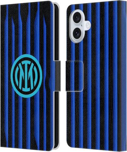 Vista 95 de Head Case Designs Officially Licensed Inter Milan Away 2025/26 Crest Kit Leather Wallet Case Compatible with Apple iPhone 7 Plus/iPhone 8 Plus