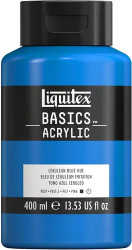 Vista 40 de Liquitex BASICS Pintura Acrílica, Tubo de 250ml (8.5 oz), Azul Ftalocianina