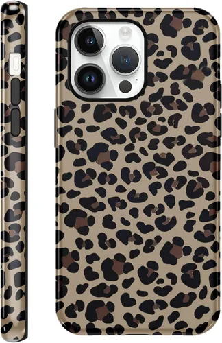 Vista 55 de Funda de teléfono con estampado de guepardo para iPhone 7/8/SE 2020/2022 de 4.7 pulgadas, funda de lujo con diseño de leopardo marrón coqueta a