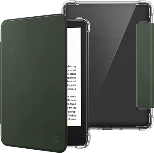 Vista 12 de Fintie Funda delgada para Kindle de 6 pulgadas (11ª generación - versión 2024/2022), ultra transparente, suave, flexible, transparente, cubierta