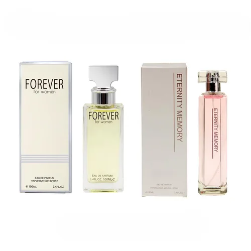 Forever and Eternity Parfum - Conjunto combinado de perfume para mujer, botella de 3.4 oz / 3.4 fl oz cada uno (fragancia para mujer, paquete de 2)